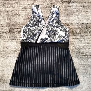Rare lululemon cross front tank